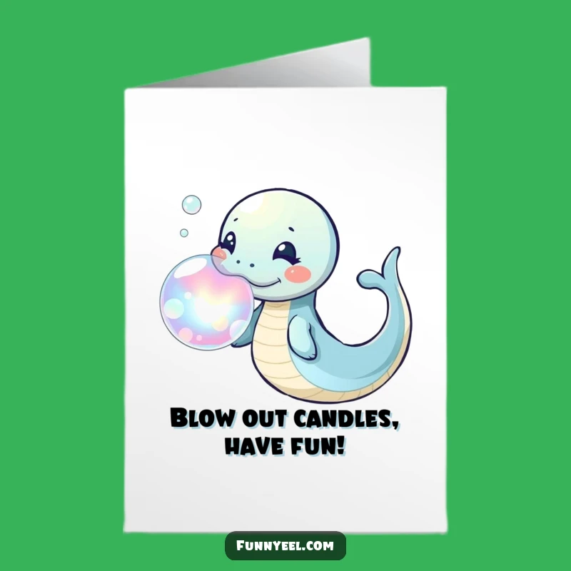 Free Printable Birthday Eel Card: Blow Up Their Birthday with Fun!